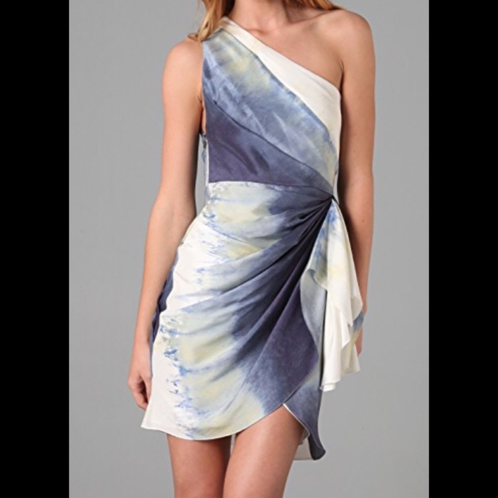 Alice & Olivia Bree One Shouldered Dress